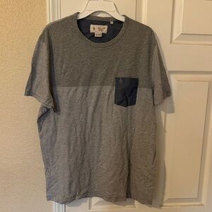 Original Penguin Two-Tone Gray and Navy Tee